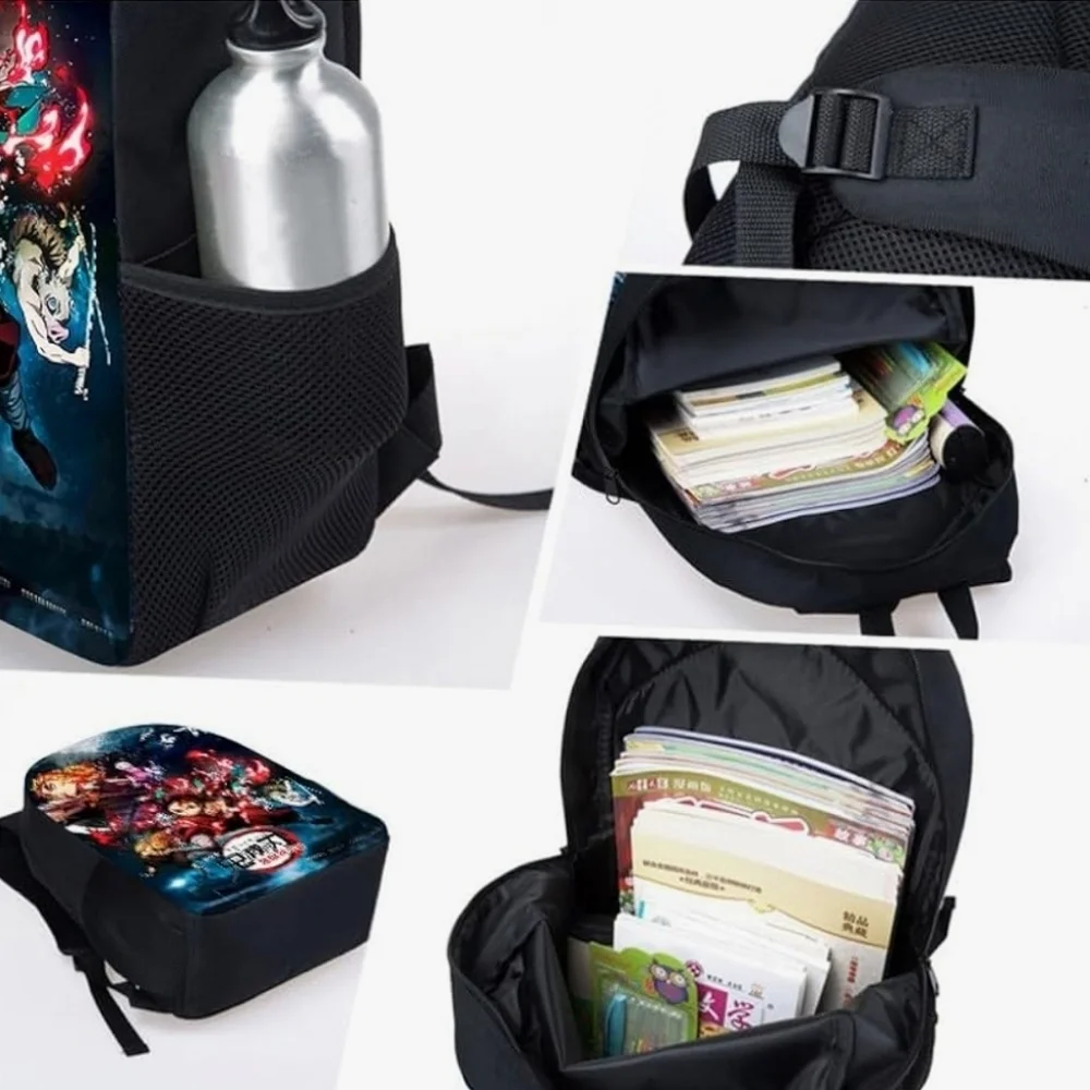 NIB Deamon‎ slayer anime backpack, lunchbag and pencil case set